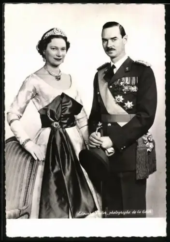 AK Thronfolger von Luxemburg und Gattin