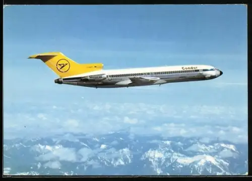 AK Condor Europa-Jet, Boeing 727-230 in der Luft