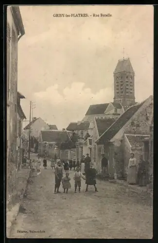 AK Grisy-les-Platres, Rue Butelle