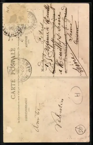 AK Grisy-les-Platres, Rue Butelle