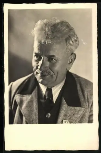 AK Altenberg /Erzg., Max Nacke, Heimatdichter und Sänger, Portrait