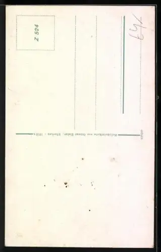 AK Loreley, Mann im Boot, die schönste Jungfrau spielt Harfe