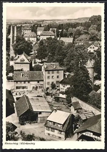 AK Ravensburg /Württemberg, Teilansicht aus der Vogelschau