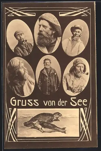 AK Seeleute, Fischer, Robbenfänger und Beute