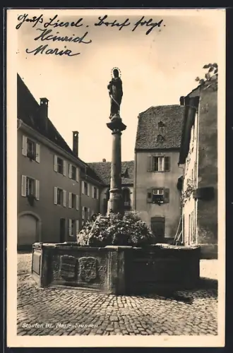 AK Staufen i. Br., Am Marienbrunnen