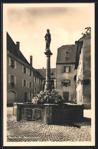 AK Staufen i. Br., Marienbrunnen