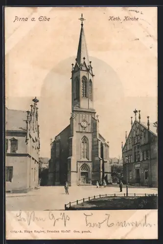 AK Pirna a. Elbe, Katholische Kirche