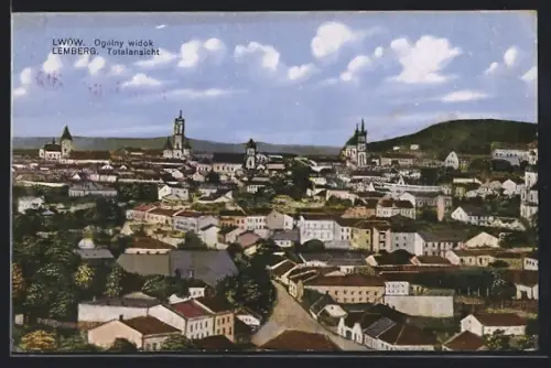 AK Lemberg-Lwow, Ogolny widok, Totalansicht