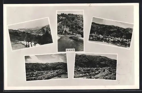 AK Rahó, Teilansicht, Uferpartie, Panorama