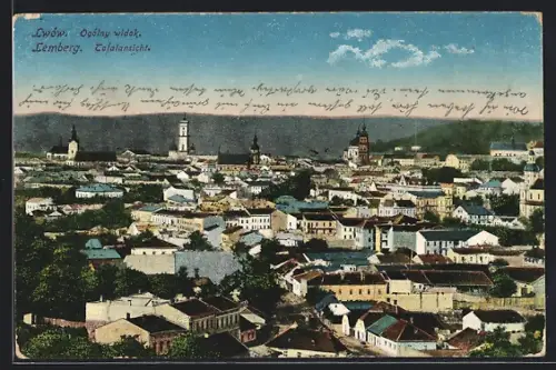 AK Lwów / Lemberg, Teilansicht der Stadt