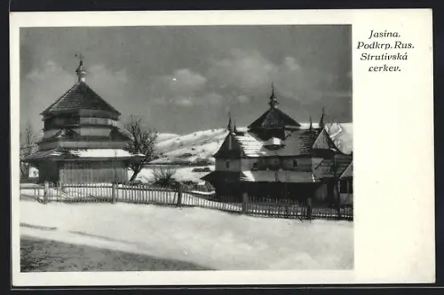 AK Jasina /Pordkrp. Rus., Strutivská cerkev