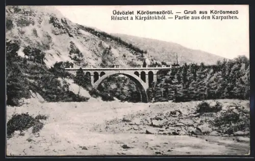 AK Körösmezö, Részlet a Kárpátokból
