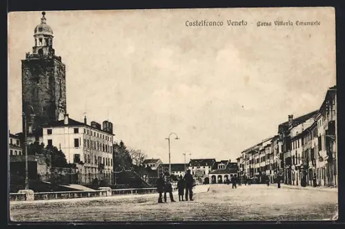 AK Castelfranco Veneto, Corso Vittorio Emanuele