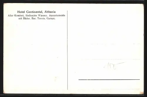 AK Abbazia, Hotel Continental