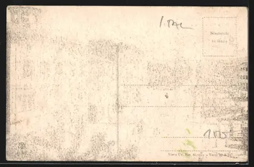 AK Avezzano, Piazza Castello, Proma del terremoto del 13 gennaio 1915