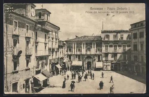 AK Avezzano, Piazza Umberto I.