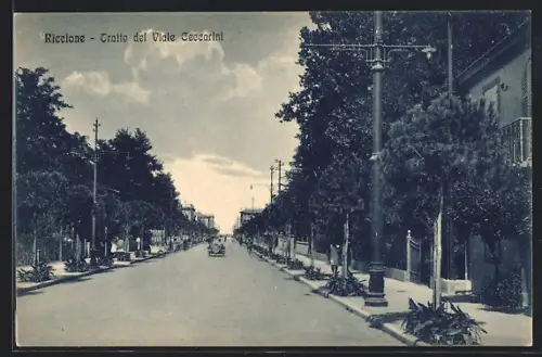 AK Riccione, Tratto del Viale Ceccarini