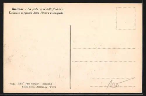 AK Riccione, Tratto del Viale Ceccarini