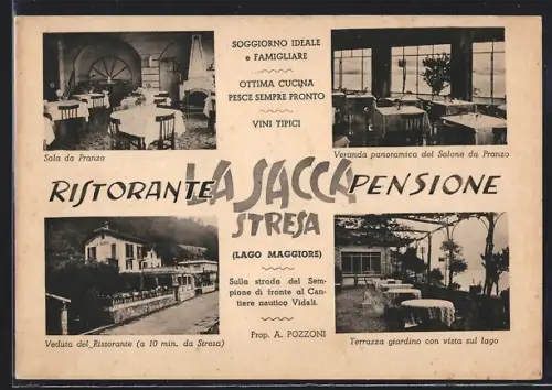 AK Stresa /Lago Maggiore, Ristorante La Sacca, Prop. A. Pozzoni