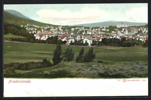 AK Friedrichroda, Gesamtansicht des Ortes