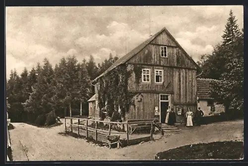 AK Spiessberg, Spiessberghaus mit Strasse