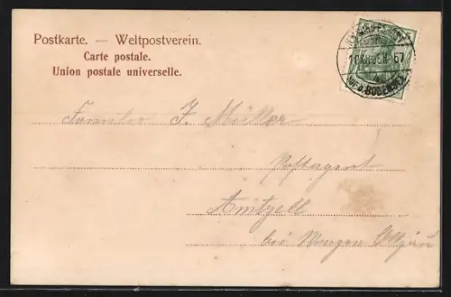 AK Konstanz, Ortsansicht von der Seestrasse