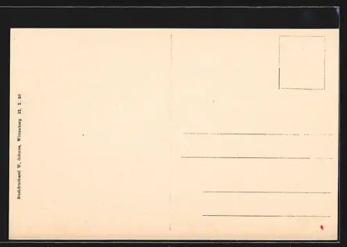 AK Wittenberg / Elbe, Marktplatz mit Brunnen und Stadtturm aus der Vogelschau