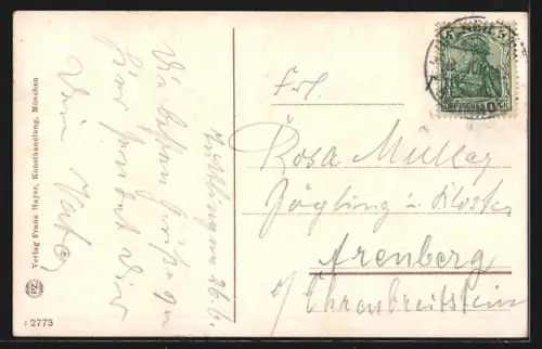 AK Tuttlingen, Stadtansicht mit Kirche und Brücke