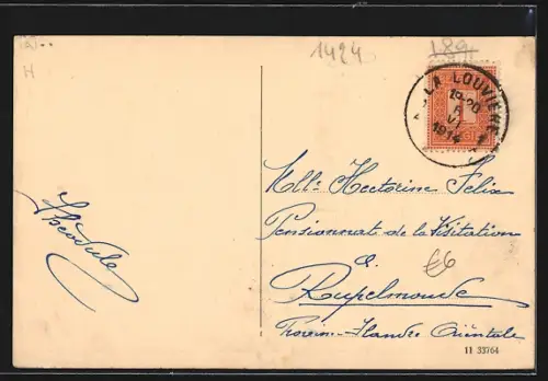 AK La Louvière, Le canal en aval de l`Ascenseur