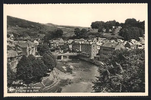 AK La Roche en Ardenne, L`Ourthe et le Pont