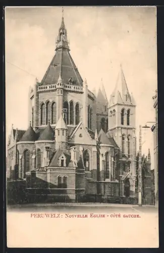AK Péruwelz, Nouvelle eglise, côté gauche