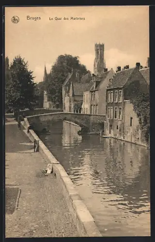 AK Bruges, Le Quai des Marbriers