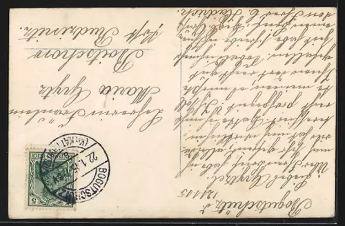 AK Namur, Gesprengte Eisenbahnbrücke