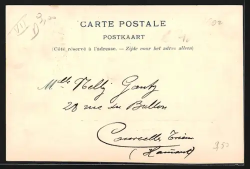 AK Herck-la-Ville, Het Hof, Entrée du Parc