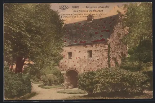 AK Mons, Ancienne Chapelle des Comtes du Hainaut