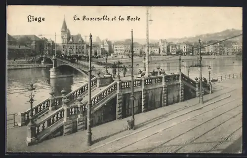 AK Liege, La Passerelle et la Poste
