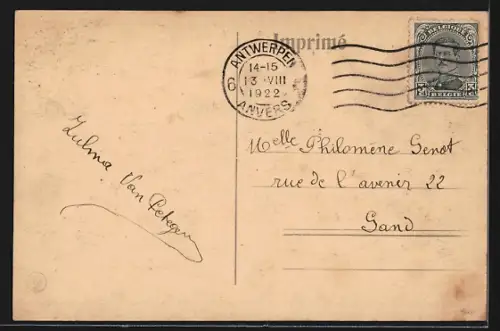 AK Anvers, Quiosque, Place verte