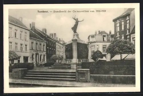 AK Turnhout, Standbeeld der Gesneuvelden van 1914-18