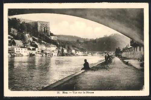 AK Huy, Vue sur la Meuse