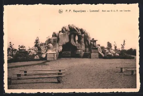 AK Lommel, P. P. Kapucijnen, Grot van O.-L.-V. van Lourdes