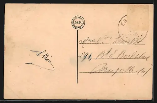 AK Mons, École des Mines et Monument Guisbal et Devillers