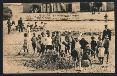 AK Ostende, La construction d`un fort