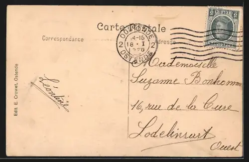 AK Ostende, La construction d`un fort