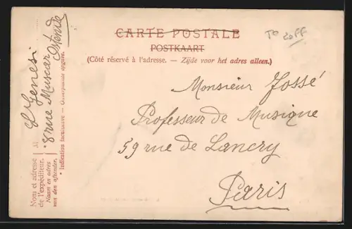 AK Ostende, L`après-midi sur la plage