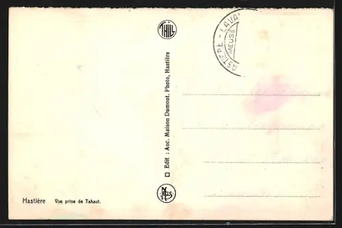 AK Hastière, Vue prise de Tahaut