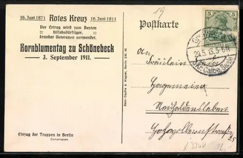 AK Berlin, Einzug der Truppen in Berlin durch das Brandenburger Tor