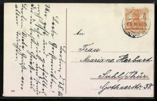 AK Berlin-Charlottenburg, Hardenbergstrasse mit Strassenbahn und Hochschule