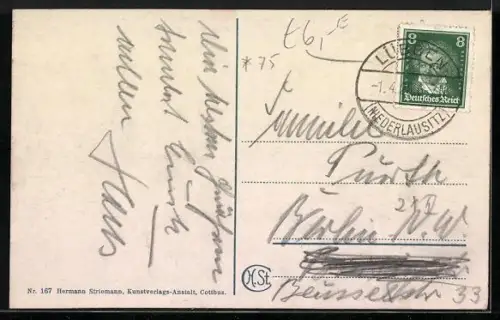 AK Tänzerinnen in Trachten des Spreewaldes