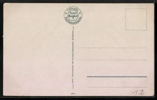AK Kyffhäuser, Denkmal Kaiser Wilhelm I., Barbarossa