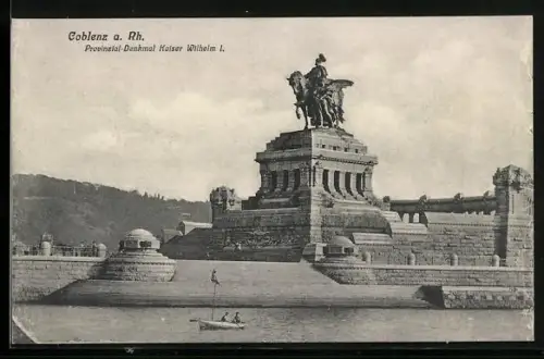 AK Coblenz a. Rh., Provinzial-Denkmal Kaiser Wilhelm I.
